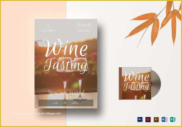 Wine Tasting event Flyer Template Free Of 21 Wine Flyer Free Psd Ai Eps format Download