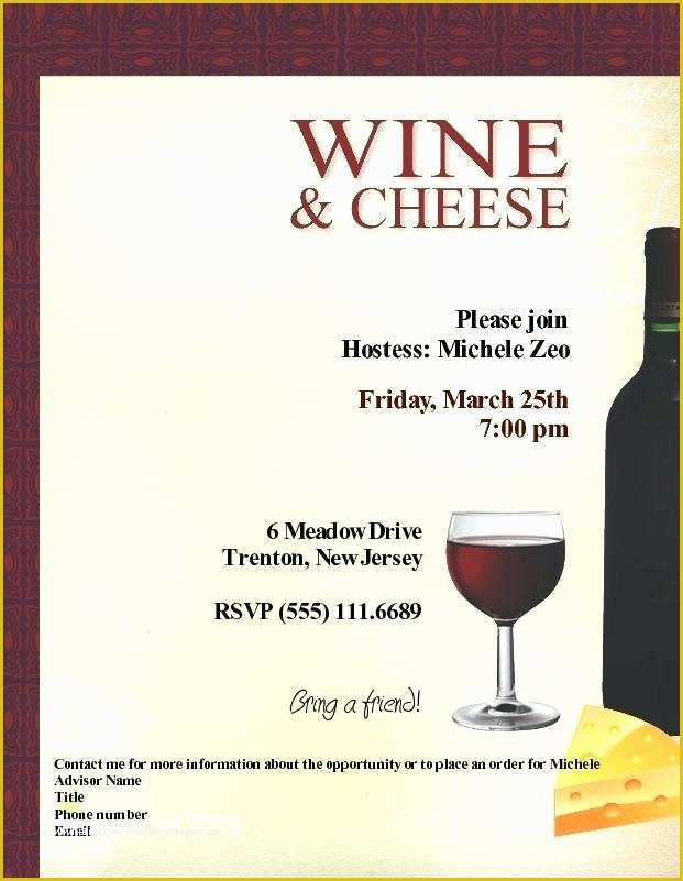 Wine Tasting event Flyer Template Free Of Free Wine Tasting Flyer Template Inspirational Brochure