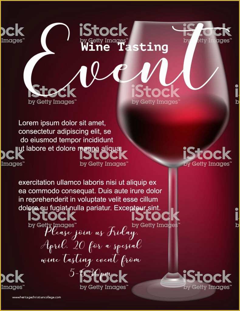 Wine Tasting event Flyer Template Free Of Wine Tasting event Flyer Template Vector Illustration