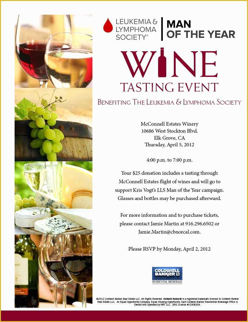 Wine Tasting event Flyer Template Free Of Wine Tasting event to Benefit Lls