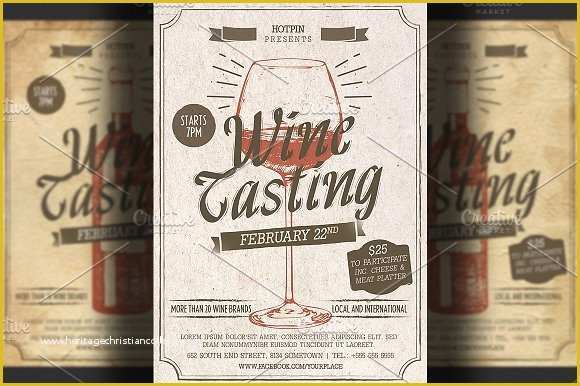 Wine Tasting event Flyer Template Free Of Wine Tasting Flyer Template Flyer Templates On Creative