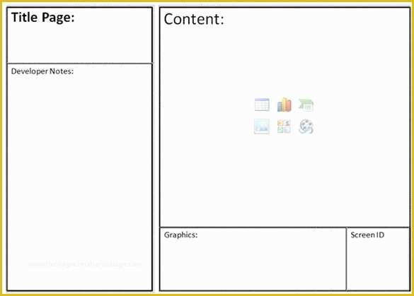 Word Website Templates Free Of 6 Website Storyboard Templates Doc Pdf