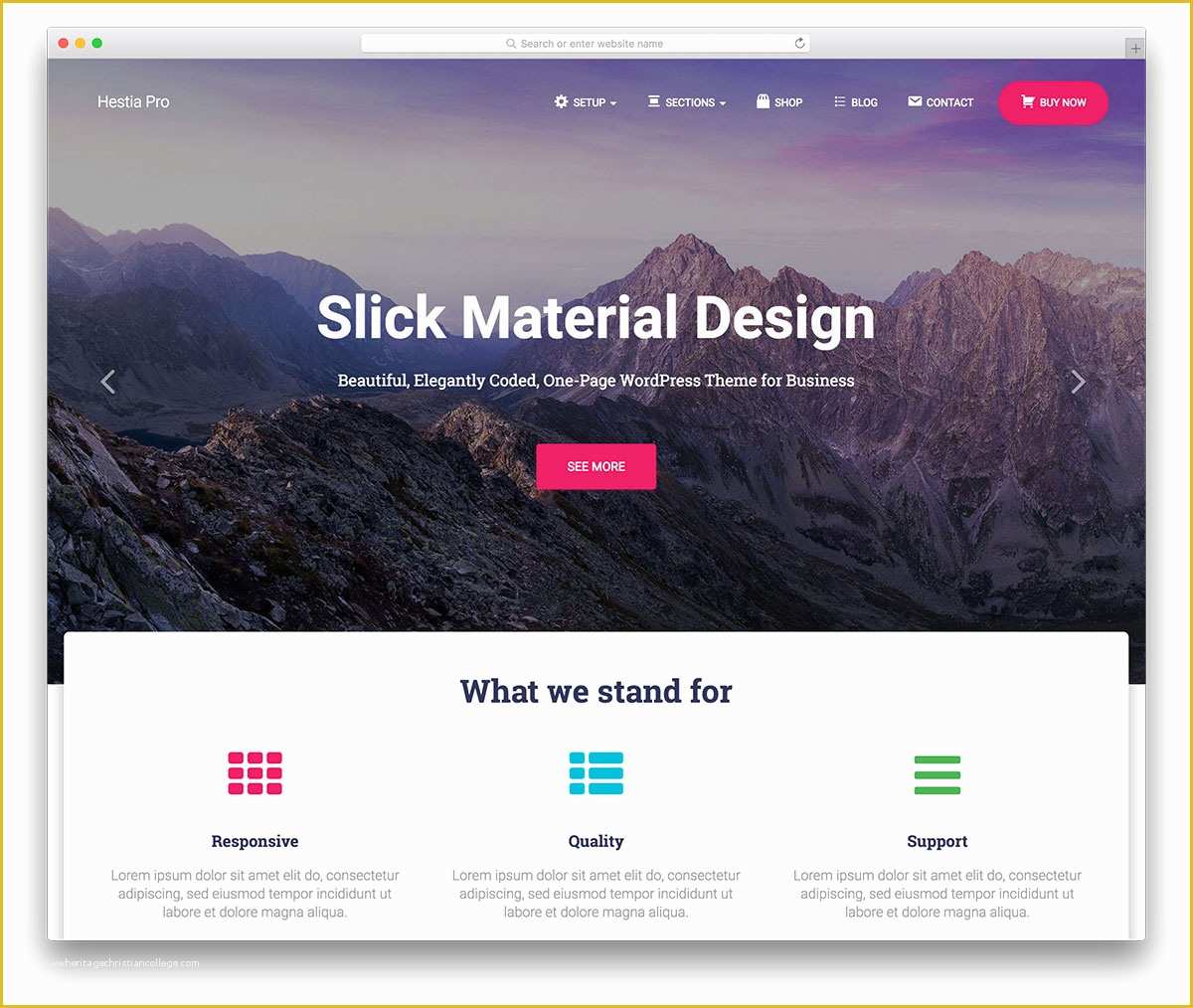 Wordpress Page Templates Free Of 17 Best Wordpress Material Design themes 2019 Colorlib