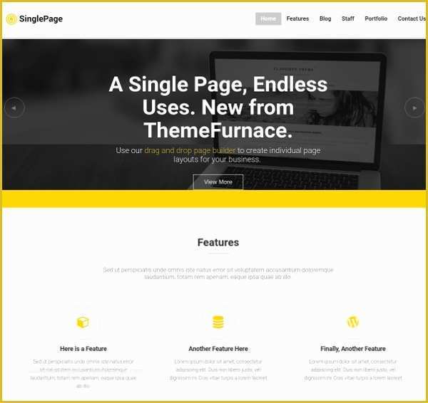 Wordpress Page Templates Free Of 38 E Page Wordpress themes & Templates