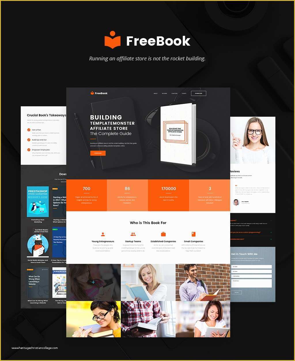 Wordpress Page Templates Free Of Free E Book Landing Page Wordpress theme