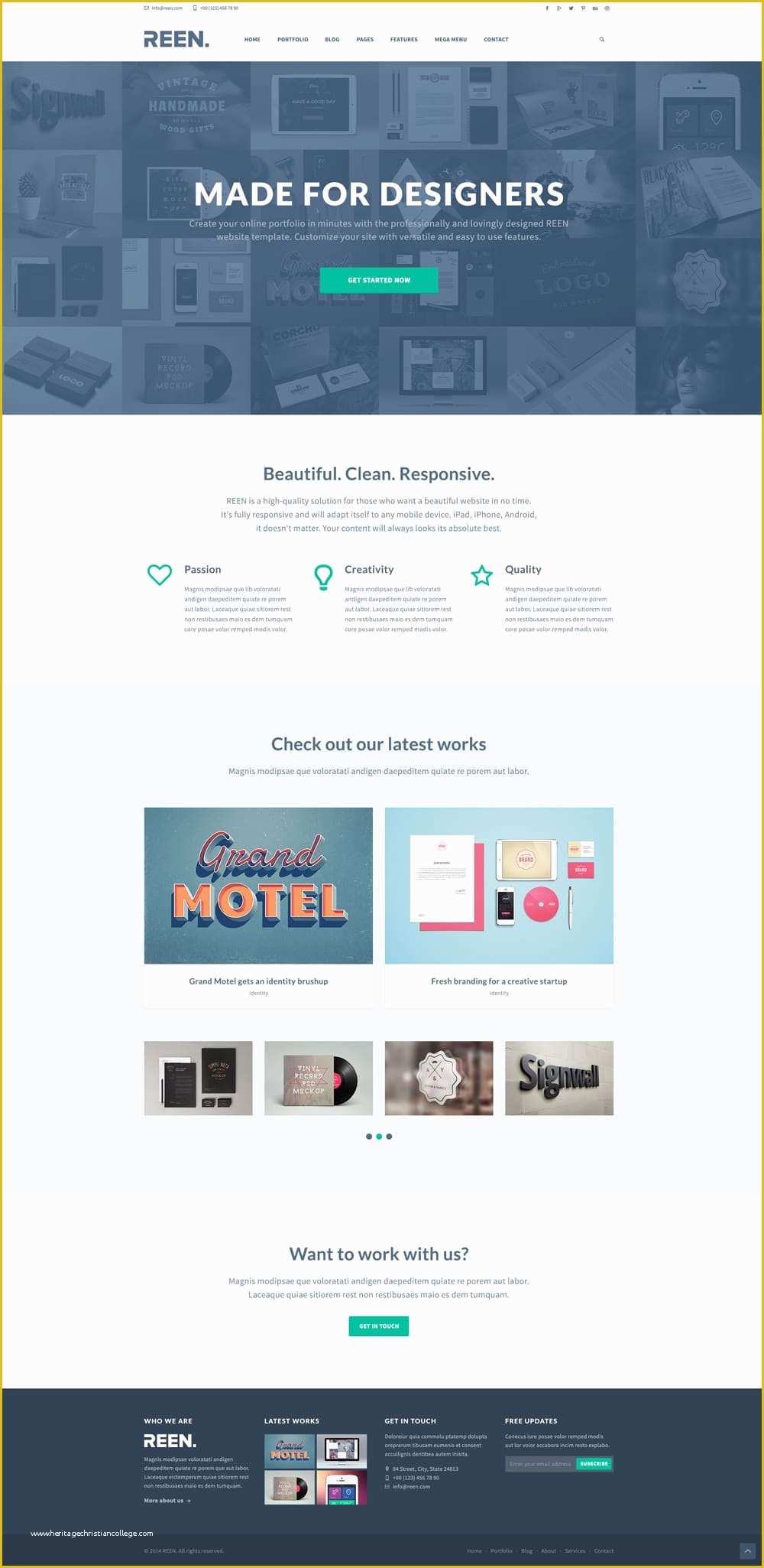 Wordpress Page Templates Free Of Free Portfolio Website Templates Psd Css Author