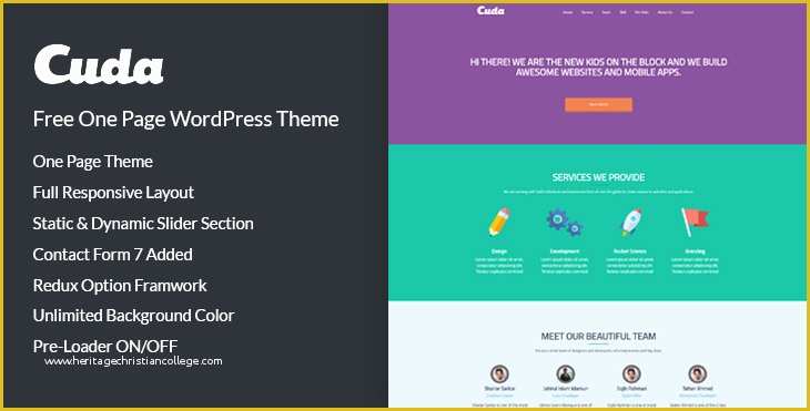 Wordpress Page Templates Free Of Freee Donwload Cuda E Page HTML Template Codexcoder