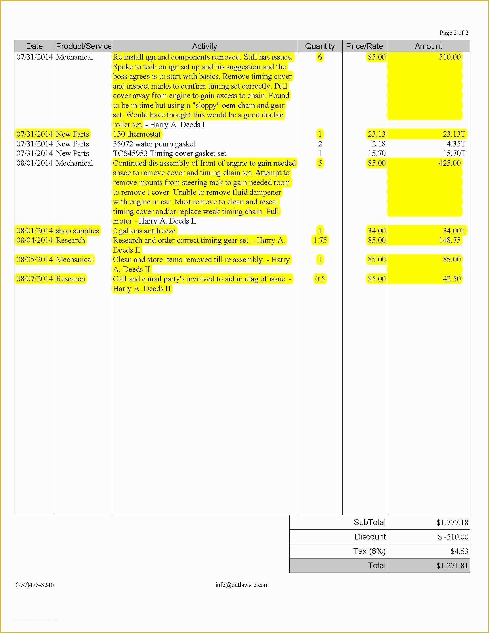 Work Invoice Template Free Of Invoice for Work Done Invoice Template Ideas