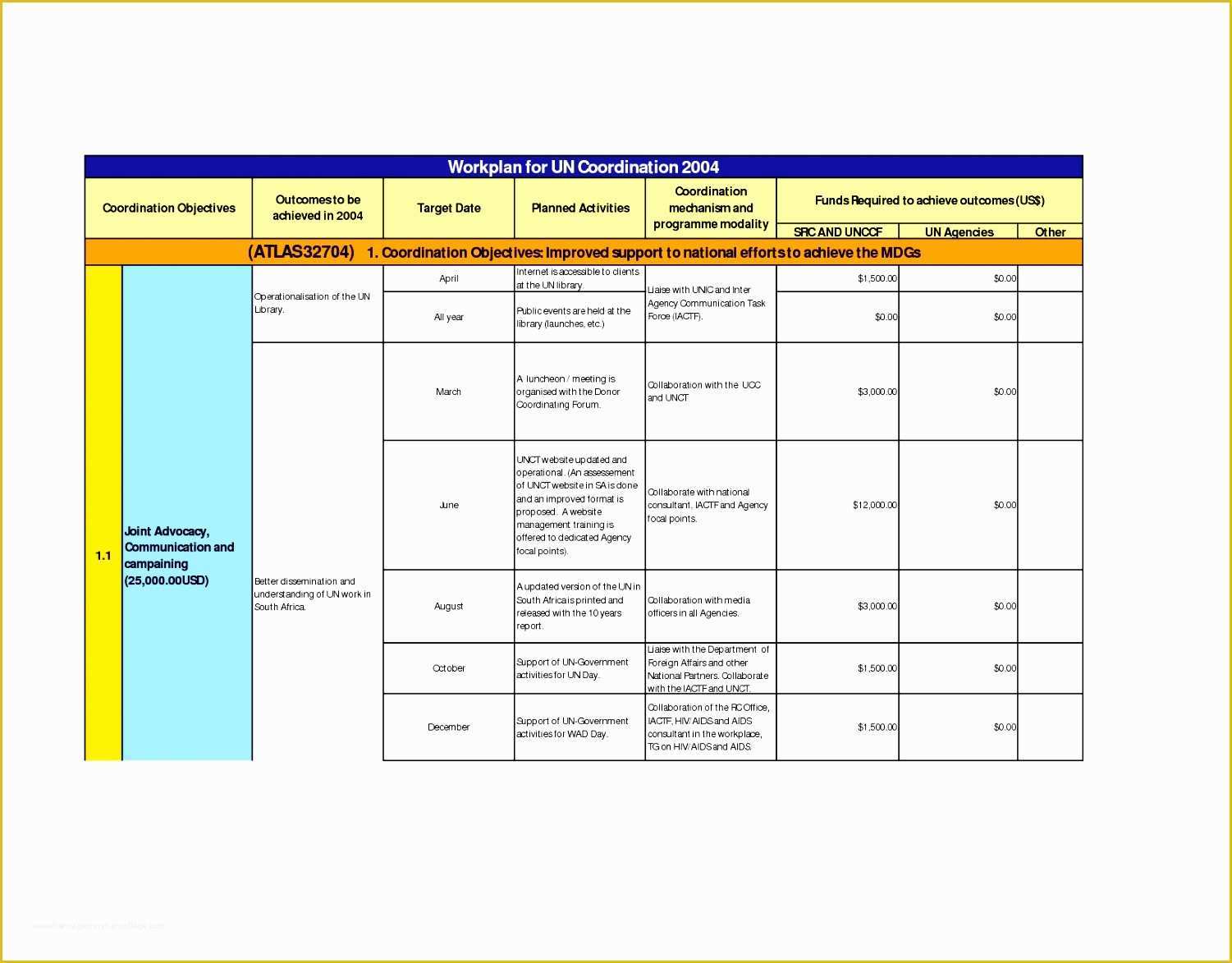 Work Plan Template Free Of 6 Excel Work Plan Template Exceltemplates Exceltemplates