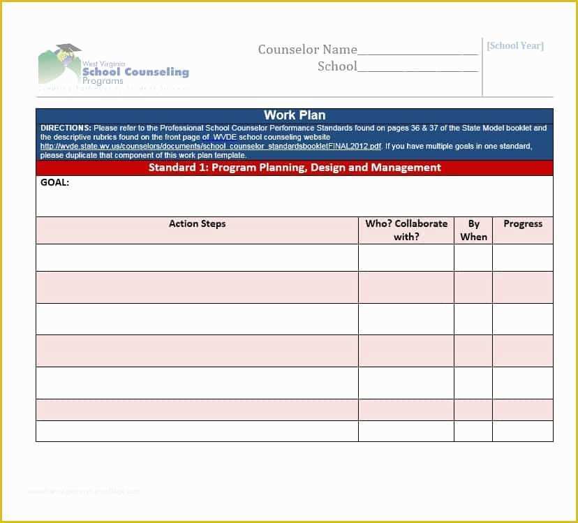 Work Plan Template Free Of Work Plan 40 Great Templates & Samples Excel Word