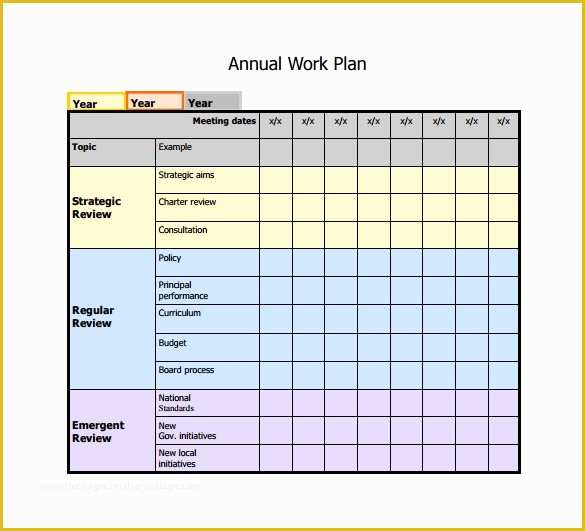 Work Plan Template Free Of Work Plan Template 15 Free Word Pdf Documents Download