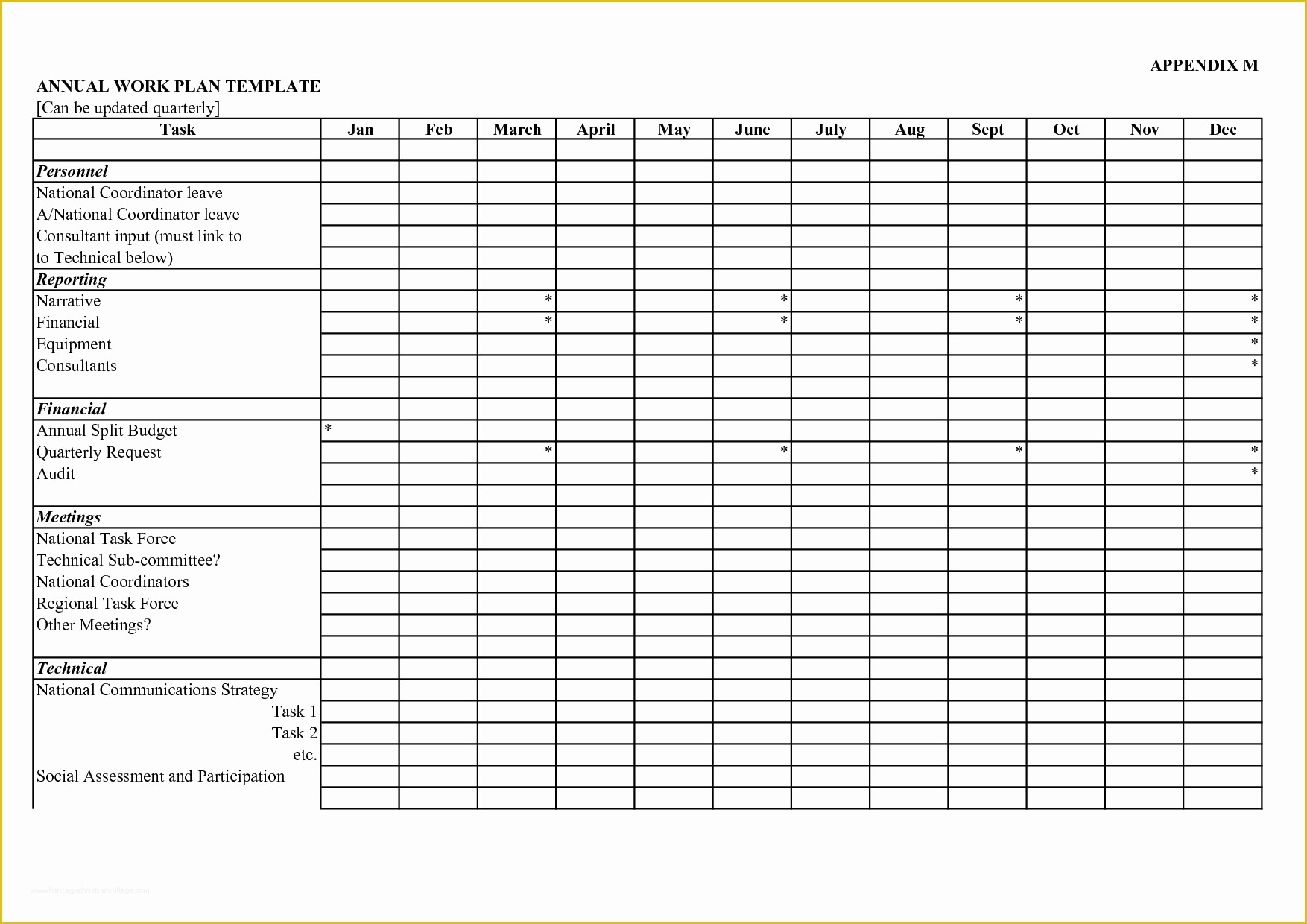 Work Plan Template Free Of Work Plan Template