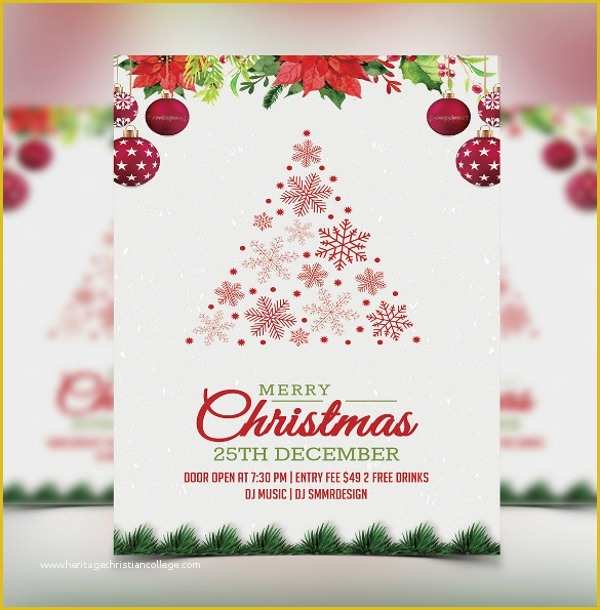 Xmas Invitation Templates Free Of 25 Invitation Templates