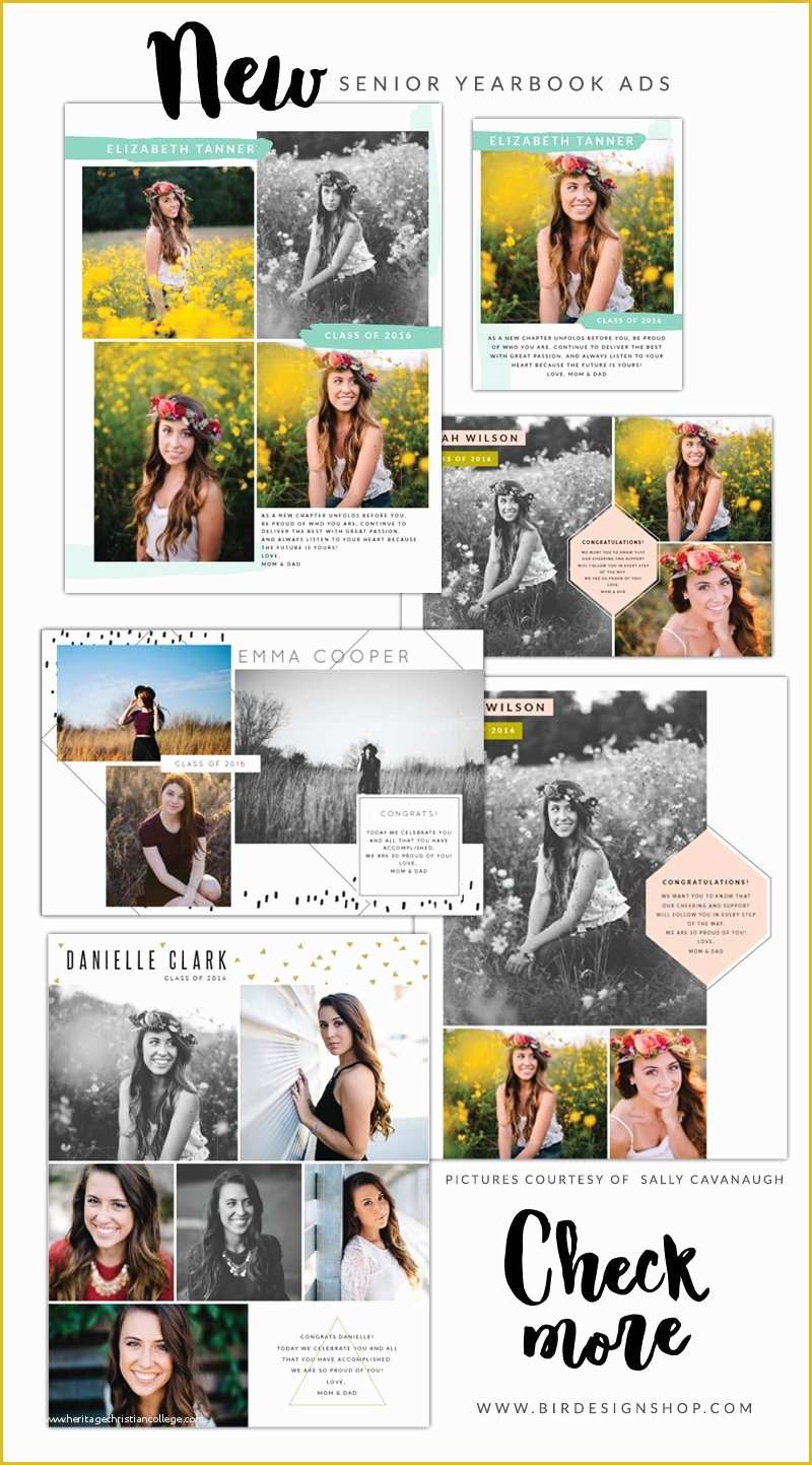 Yearbook Ad Templates Free Of New Senior Yearbook Ads – Birdesign