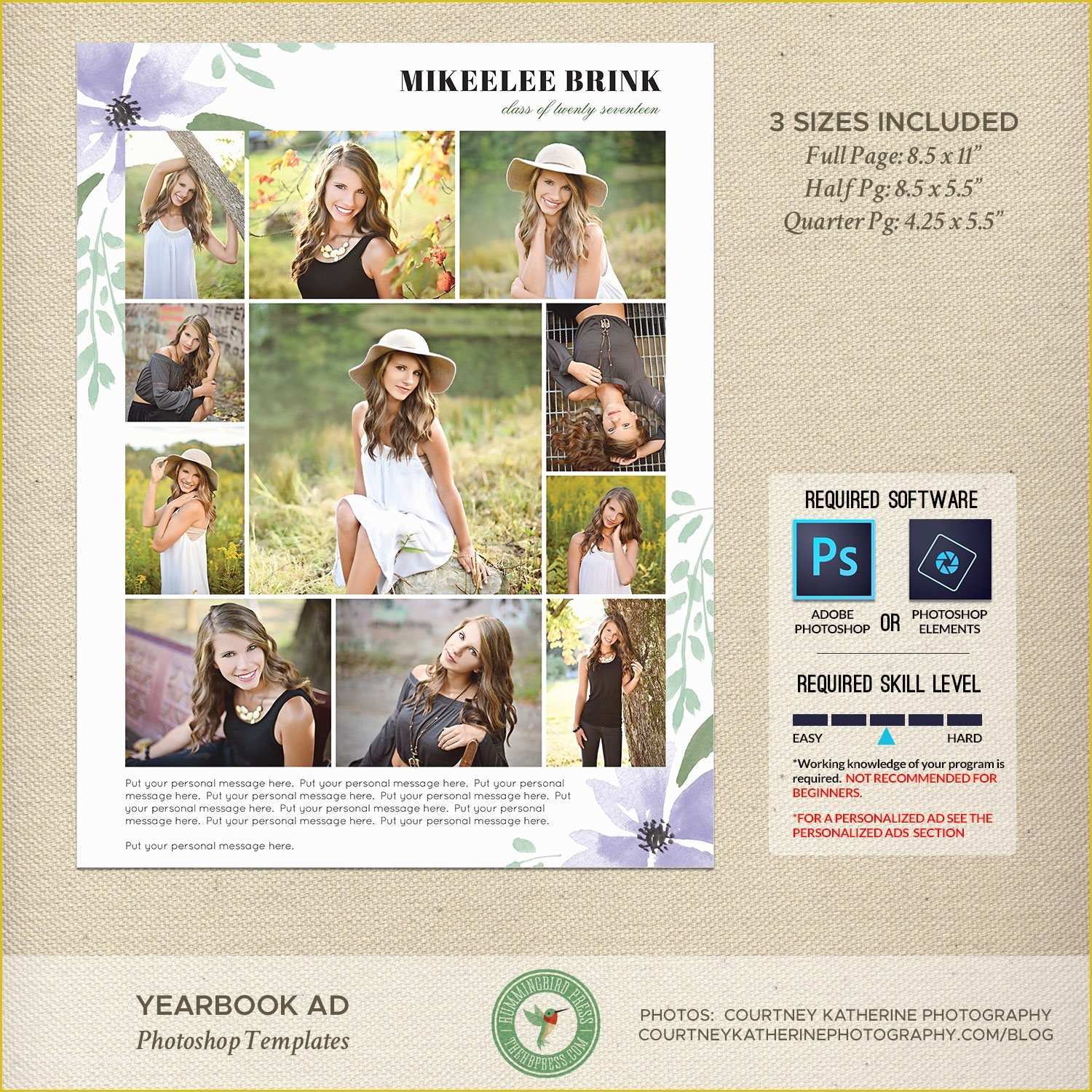 Yearbook Ad Templates Free Of Senior Yearbook Ad Templates Graduation Ad High School