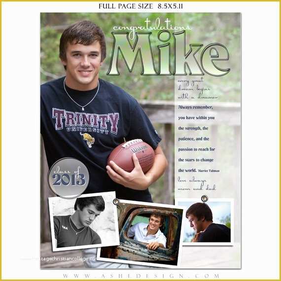 Yearbook Ad Templates Free Of Senior Yearbook Ads Shop Templates Hot Shots High