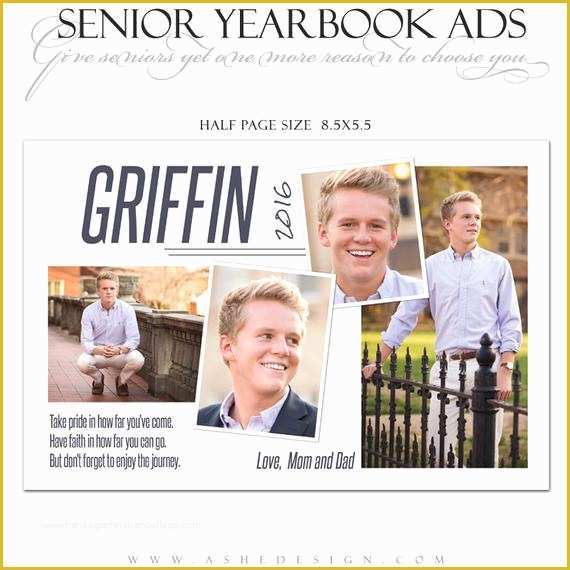 Yearbook Ad Templates Free Of Senior Yearbook Ads Shop Templates the Journey