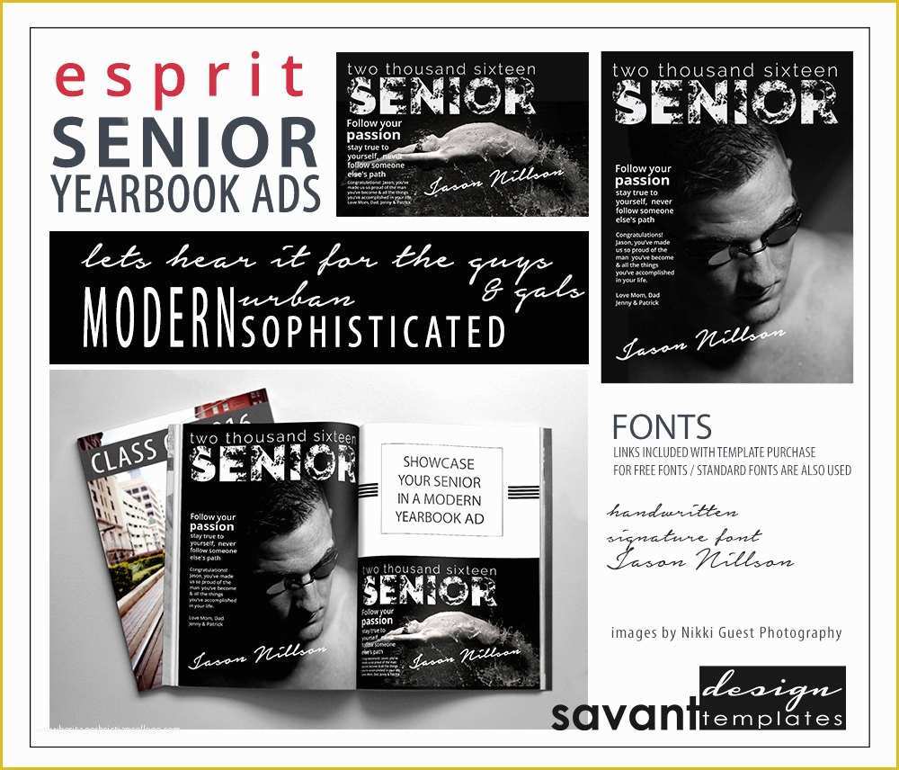 Yearbook Ad Templates Free Of Yearbook Ads Senior Graduation Shop Templates Esprit