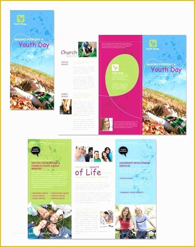 Youth Brochure Template Free Of Church Youth Group Brochure Template Ministry Flyer Free