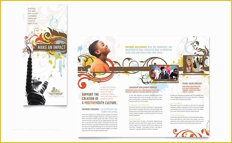 Youth Brochure Template Free Of Church Youth Group Brochure Template Word & Publisher