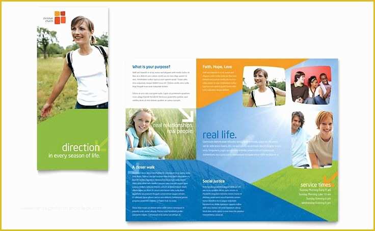 Youth Brochure Template Free Of Church Youth Ministry Brochure Template Design On