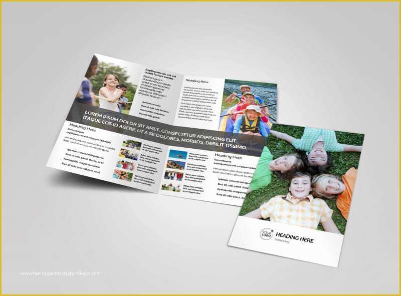 Youth Brochure Template Free Of Kids Summer Camp Bi Fold Brochure Template