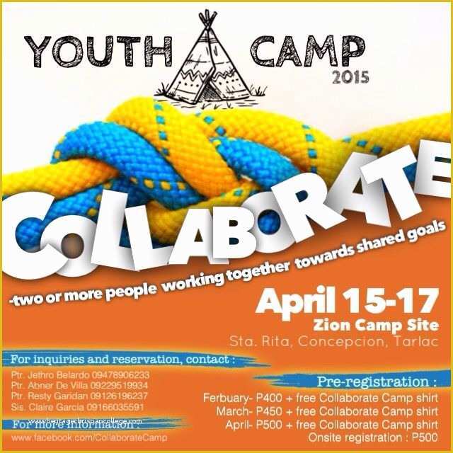 Youth Brochure Template Free Of Youth Camp Flyers Madewithstudio