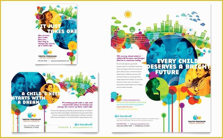 Youth Brochure Template Free Of Youth Program Flyer & Ad Template Word & Publisher