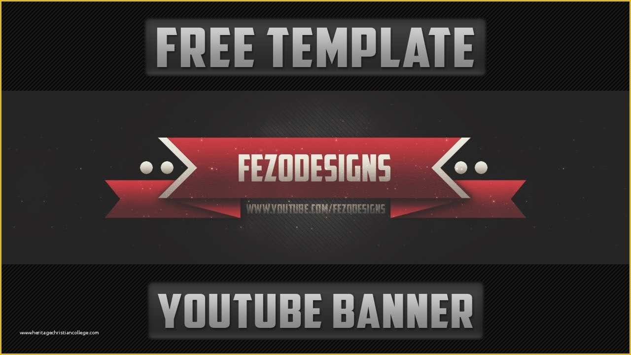 Youtube Banner Free Template Of 2d Banner Template Free Download