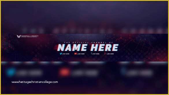 Youtube Banner Free Template Of 47 Banner Templates Psd