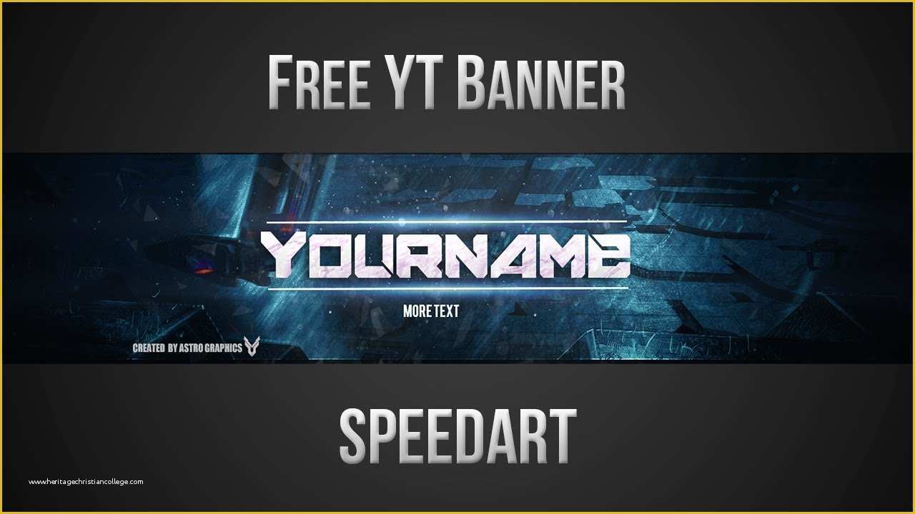 Youtube Banner Free Template Of Free Banner Template Psd New 2015