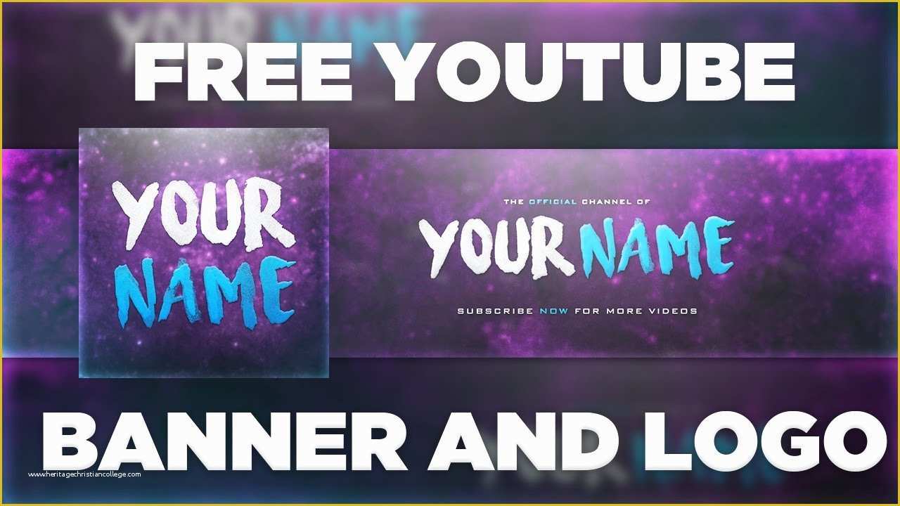 Youtube Banner Free Template Of Space Banner Template Logo Shop Psd