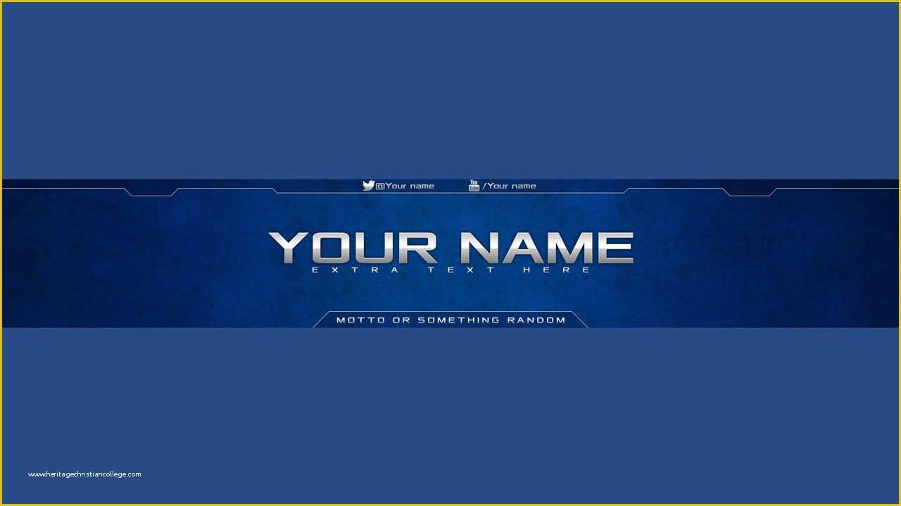Youtube Banner Free Template Of Youtube Banner Template Psd