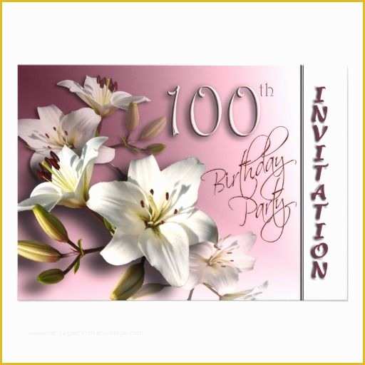 100th Birthday Invitation Templates Free Of 21 Best 100th Birthday Invitation Templates Images On