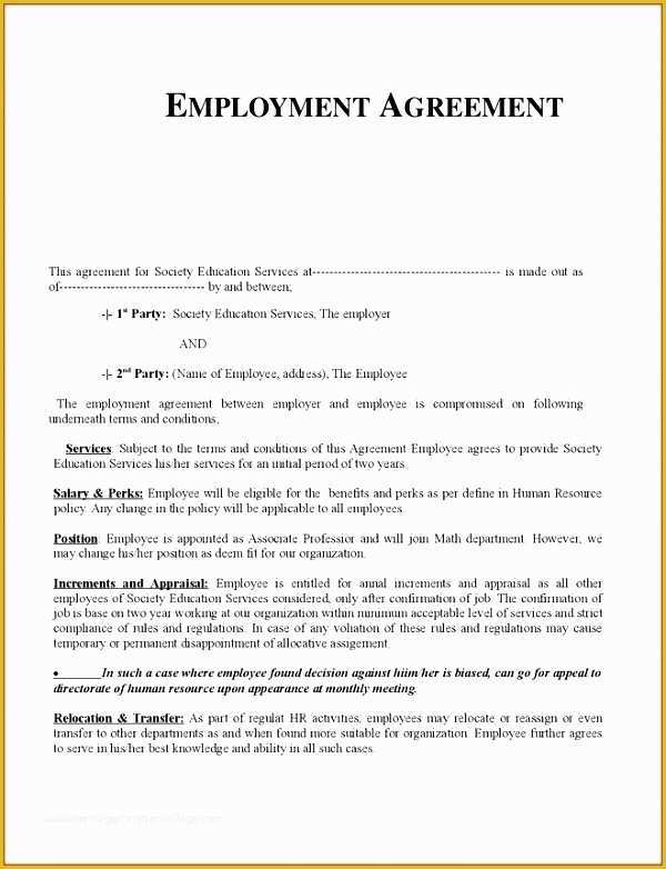 1099 Agreement Template Free Of 1099 Employee Agreement form Employee Contract for 1099