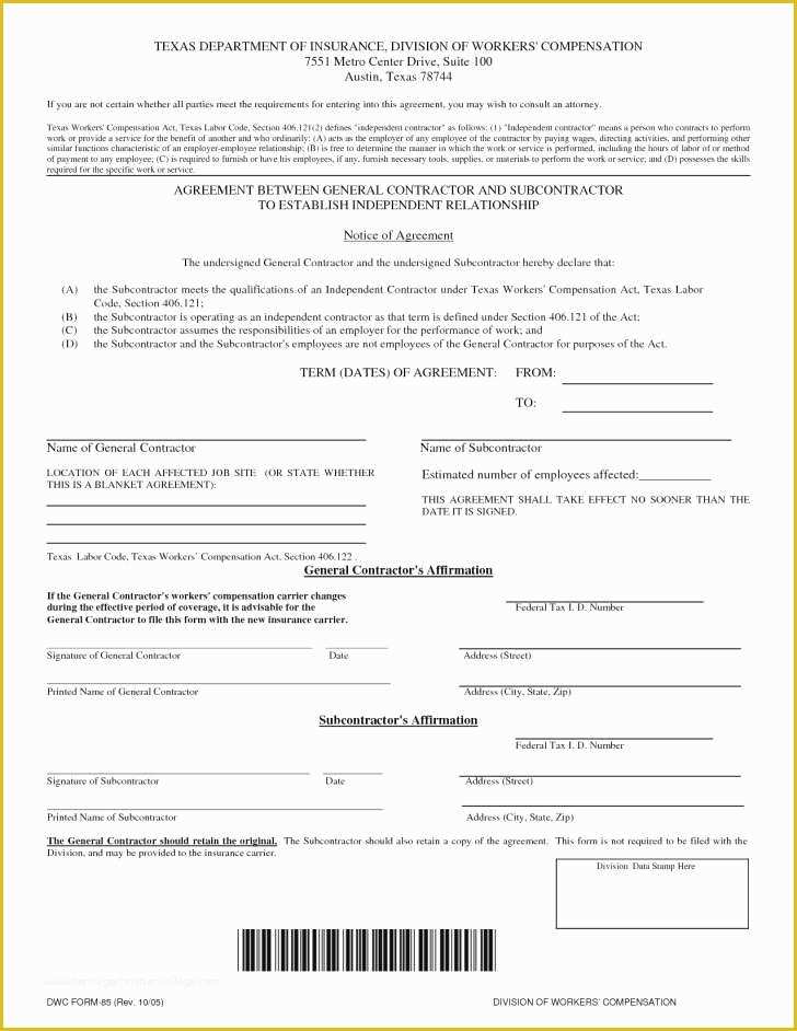 1099 Agreement Template Free Of 22 1099 form Independent Contractor Free