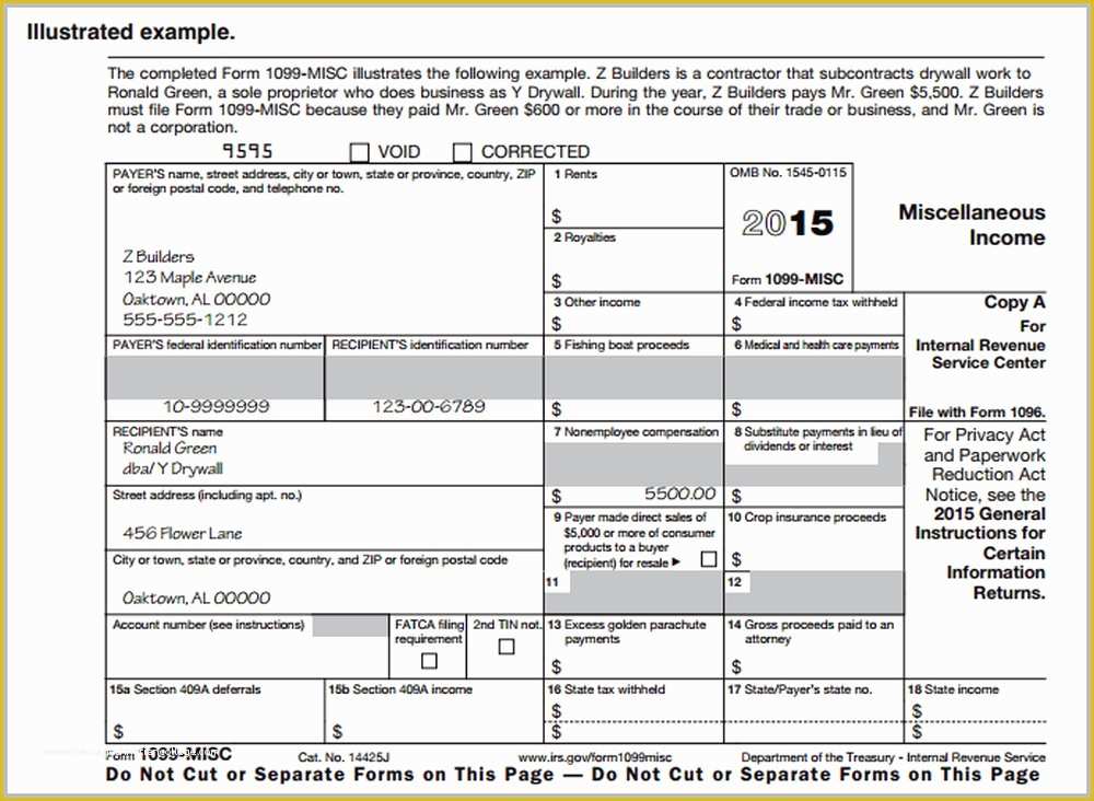 1099 Agreement Template Free Of Fast Answers About 1099 forms for Independent Workers