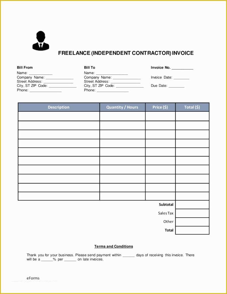 1099 Invoice Template Free Of 1099 Contractor Invoice Template Templates Resume