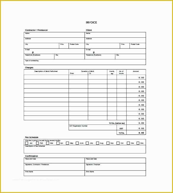 1099 Invoice Template Free Of 1099 Invoice Template