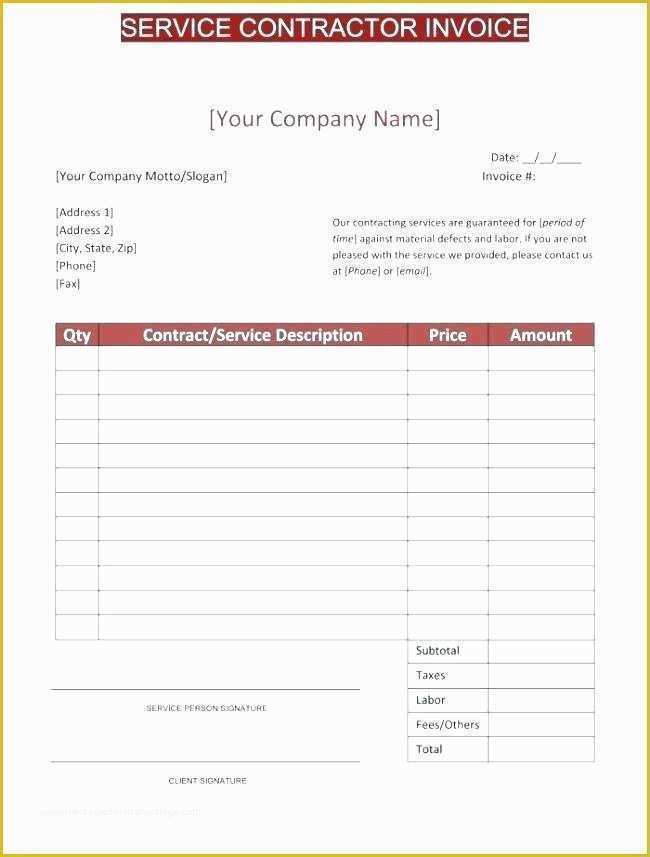 1099 Invoice Template Free Of 1099 Invoice Template