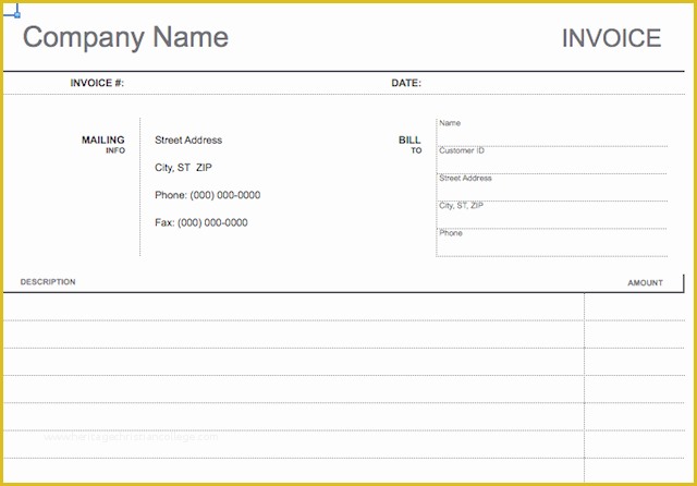 1099 Invoice Template Free Of 1099 Invoice Template