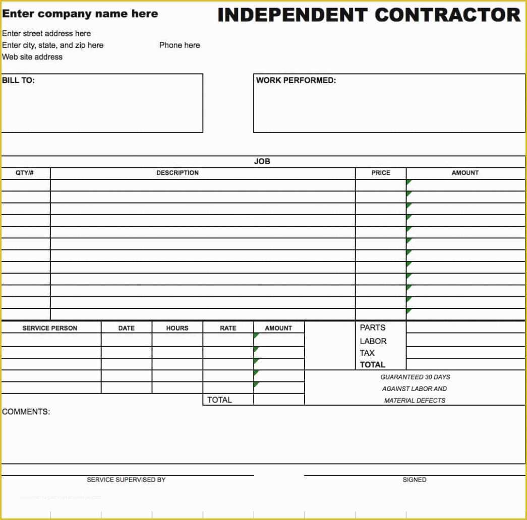 1099 Invoice Template Free Of 14 Awesome Things You Can