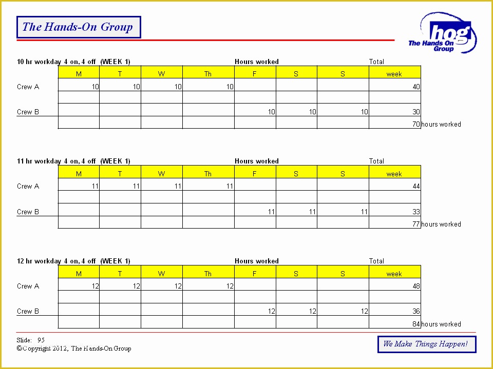 12 Hour Work Schedule Template Free Of Best S Of 7 Day Work Schedules Examples Free Weekly