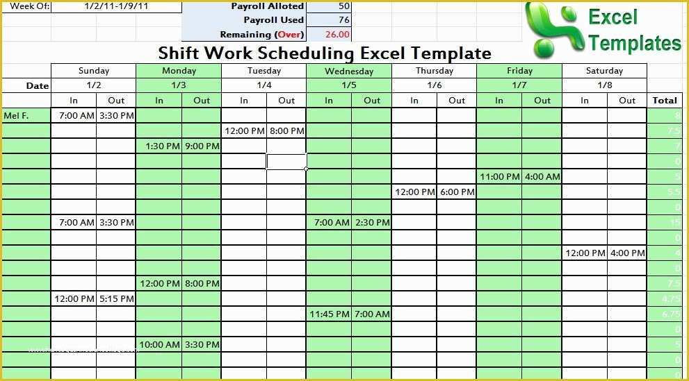 12 Hour Work Schedule Template Free Of Multiple Employee Schedule Template Related Keywords