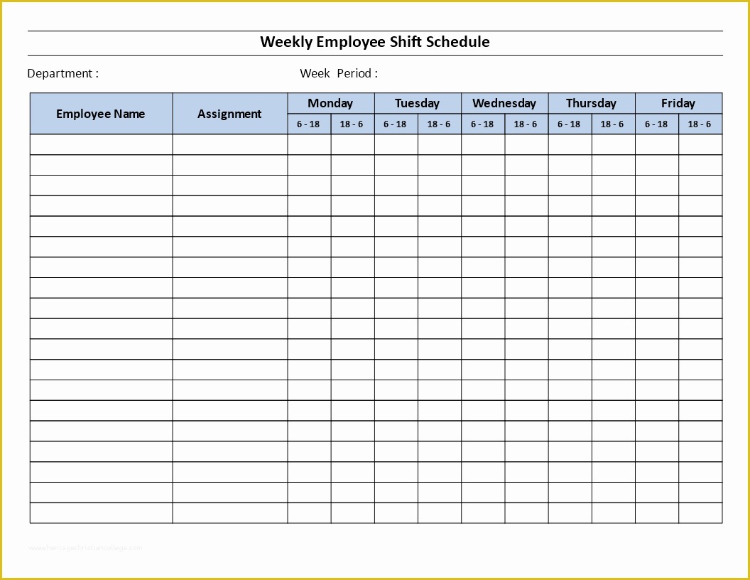 12 Hour Work Schedule Template Free Of Pinterest