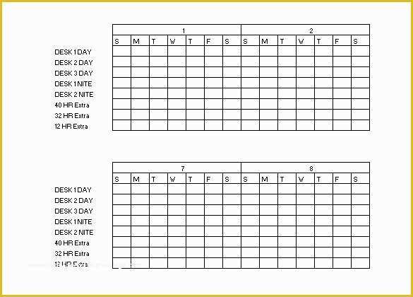 12 Hour Work Schedule Template Free Of Shift Schedule Templates – 12 Free Word Excel Pdf