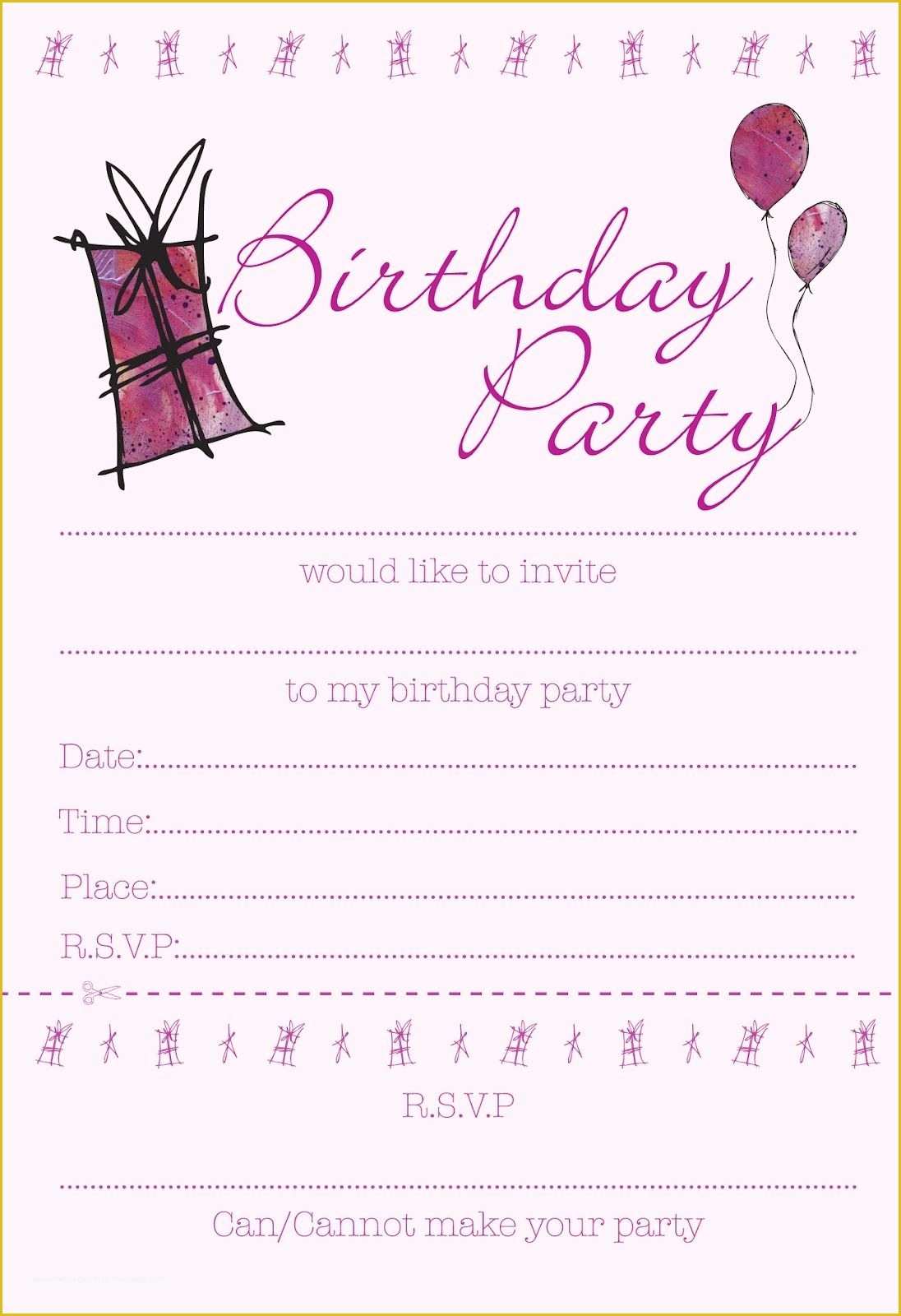 13th Birthday Invitation Templates Free Of 13 Birthday Invitation Free 13th Birthday Invitation