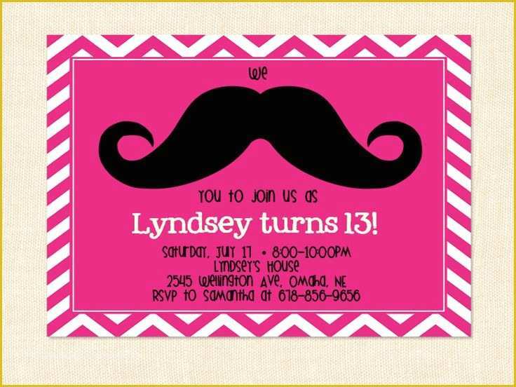 13th Birthday Invitation Templates Free Of 17 Best Images About Invitations On Pinterest