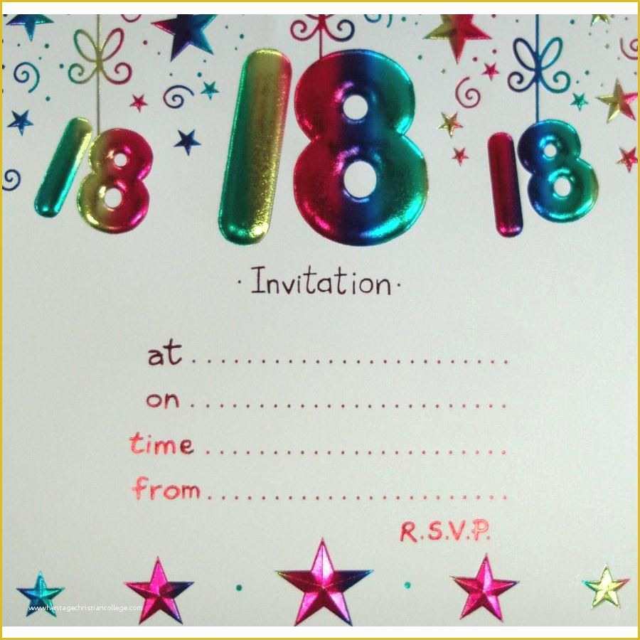 18th Birthday Party Invitation Templates Free Of 18 Birthday Invitation Templates 18th Birthday