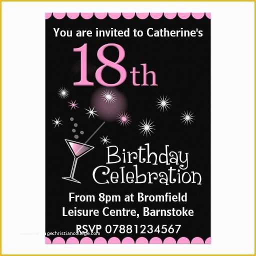 18th Birthday Party Invitation Templates Free Of 18th Birthday Invitation Maker and How to Make Your Own